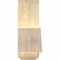 Ekena Millwork Eugene Rough Sawn Timber Gable Bracket, Douglas Fir, 84"W x 14"H x 6"D x 6"F, 4/12 Pitch GBW084X14X0606EUG00RDF - alternate 2